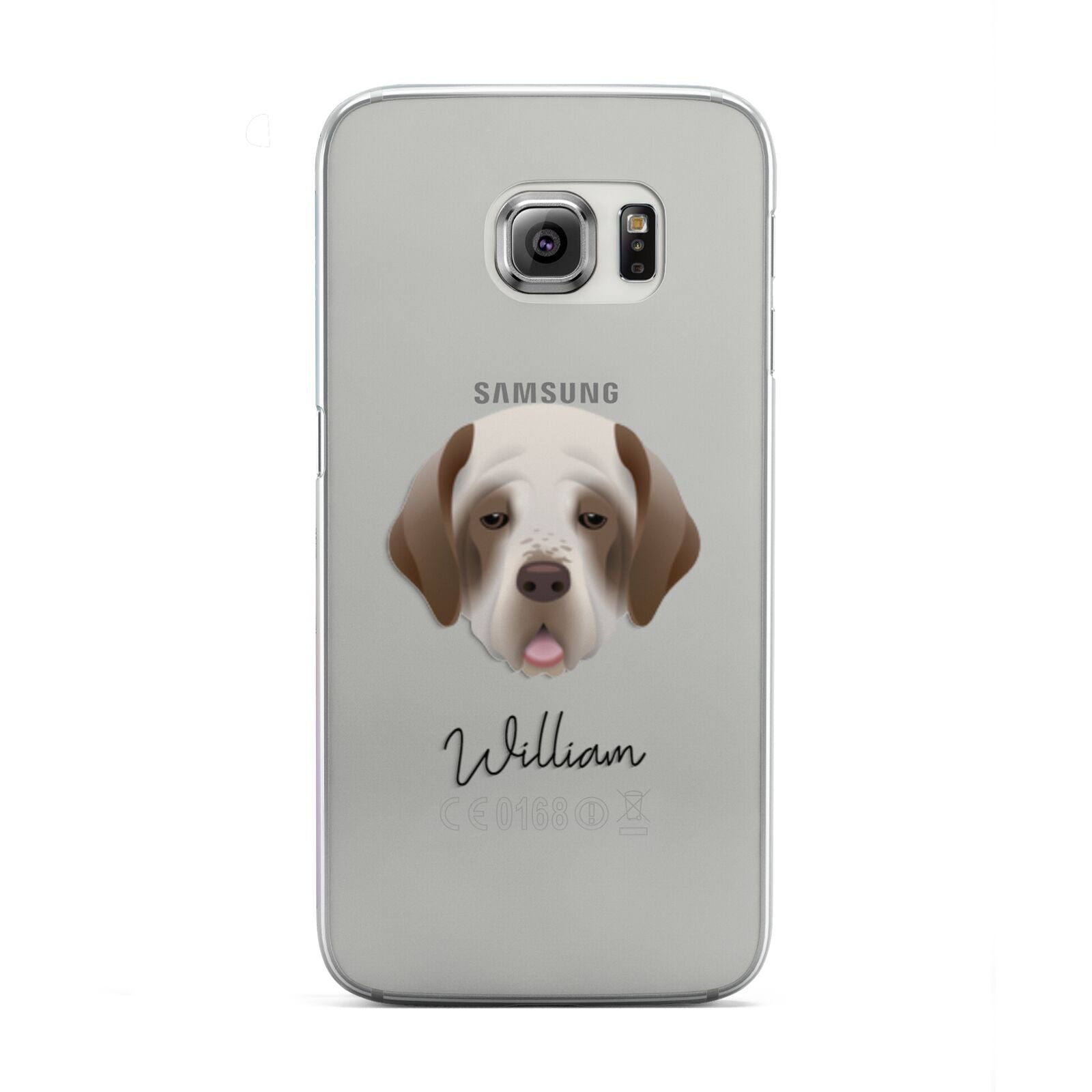 Clumber Spaniel Personalised Samsung Galaxy S6 Edge Case