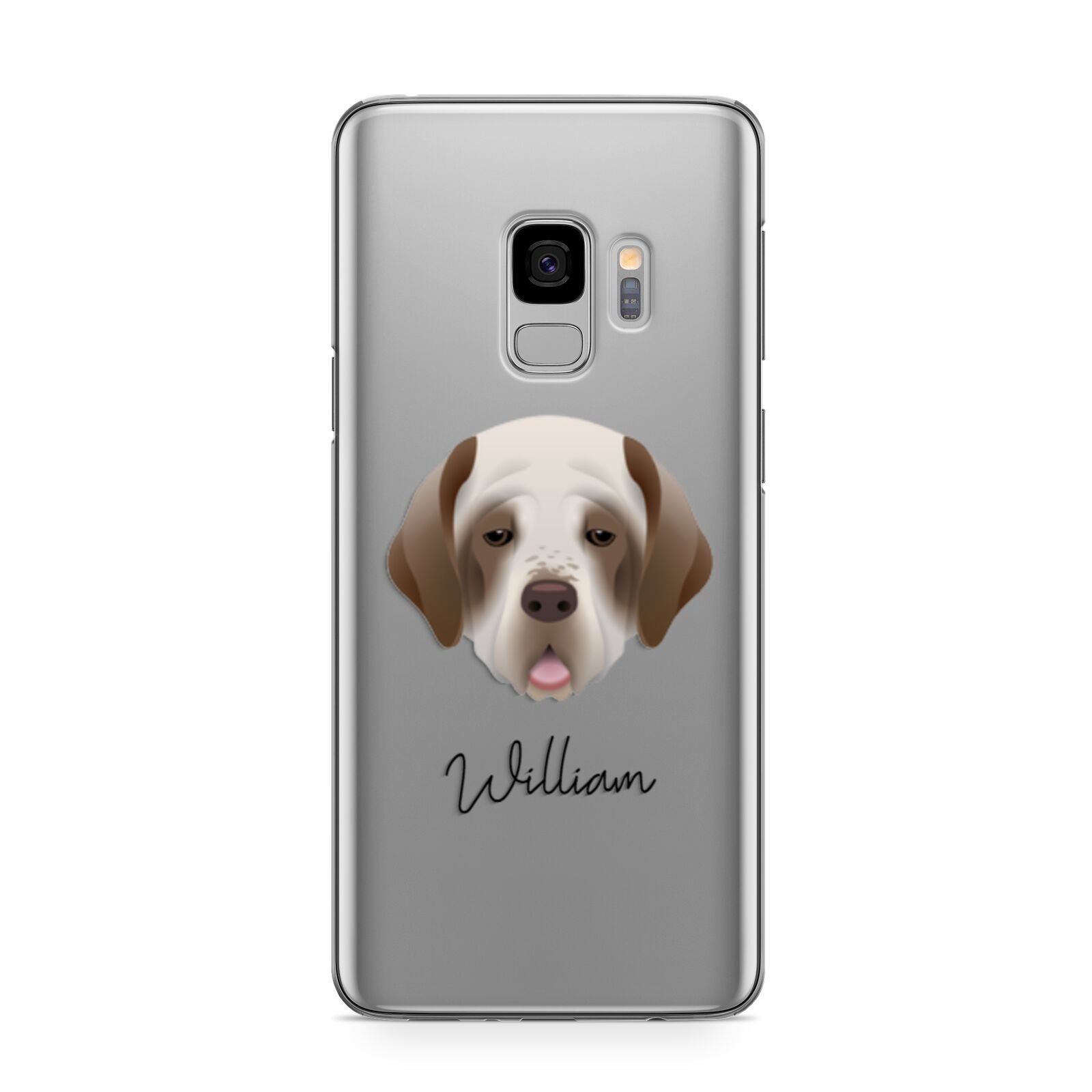 Clumber Spaniel Personalised Samsung Galaxy S9 Case