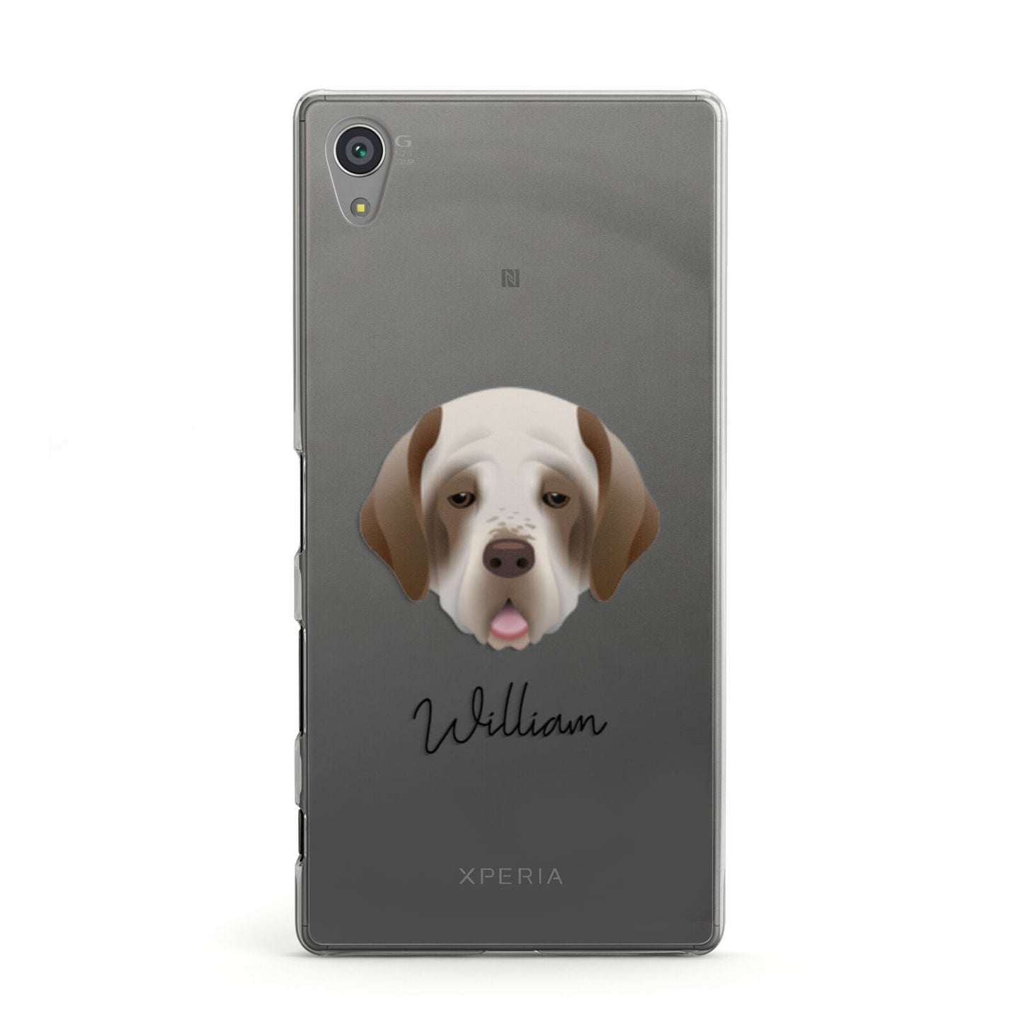 Clumber Spaniel Personalised Sony Xperia Case