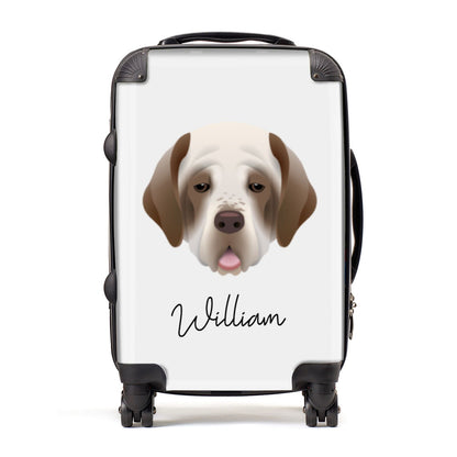 Clumber Spaniel Personalised Suitcase