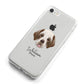 Clumber Spaniel Personalised iPhone 8 Bumper Case on Silver iPhone Alternative Image
