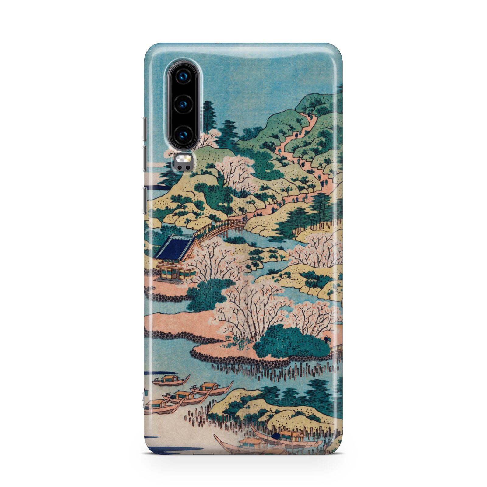 Coastal Community By Katsushika Hokusai Huawei P30 Phone Case