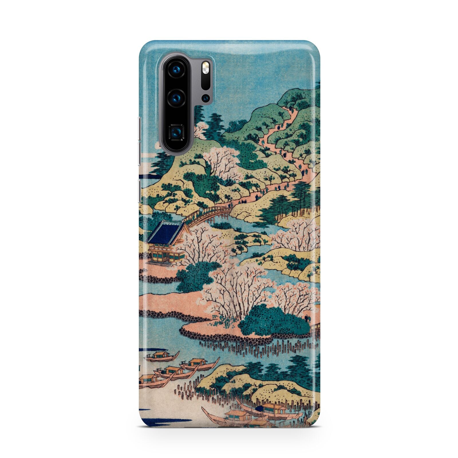Coastal Community By Katsushika Hokusai Huawei P30 Pro Phone Case