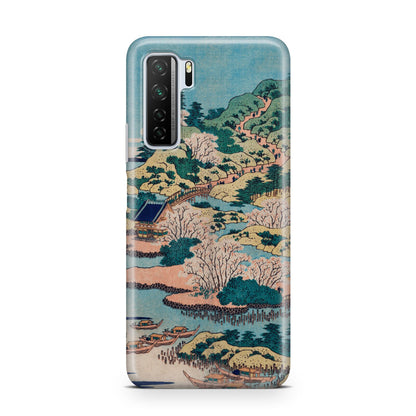 Coastal Community By Katsushika Hokusai Huawei P40 Lite 5G Phone Case