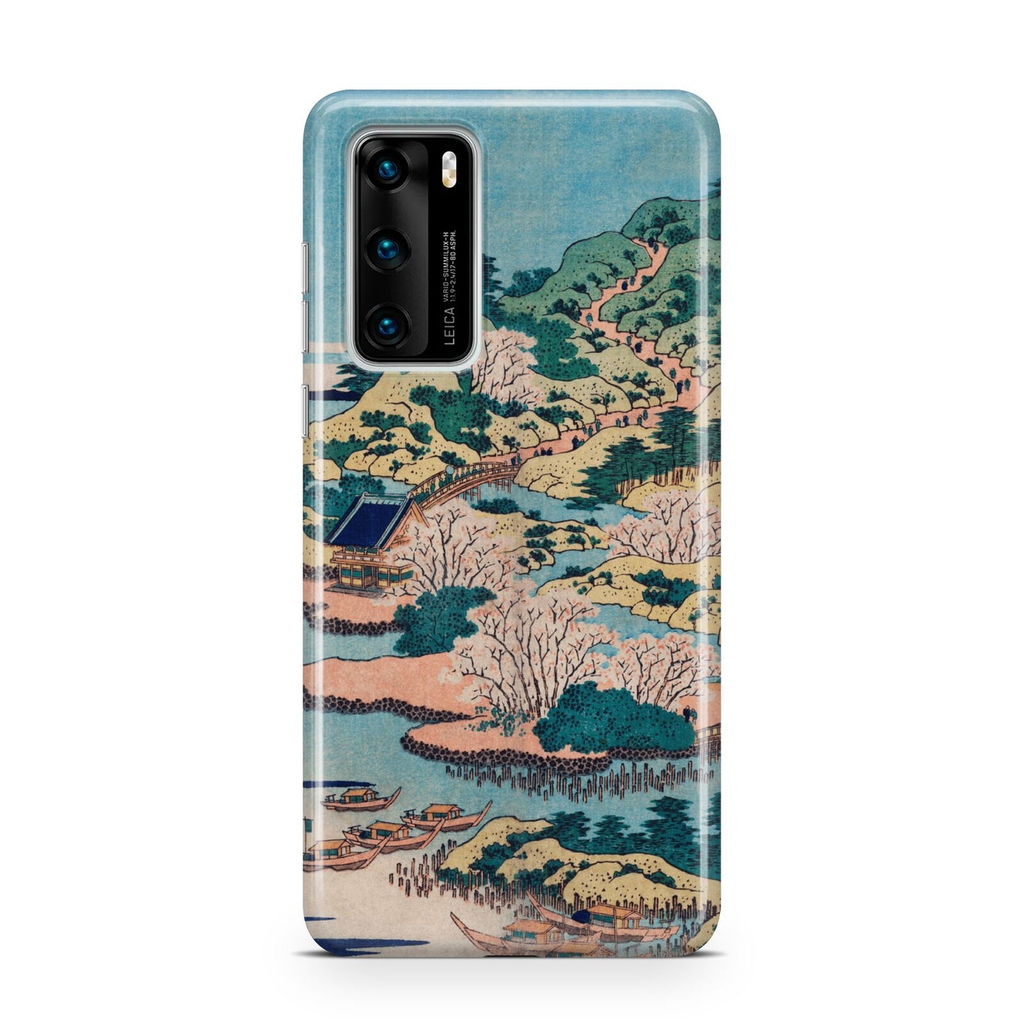 Coastal Community By Katsushika Hokusai Huawei P40 Phone Case