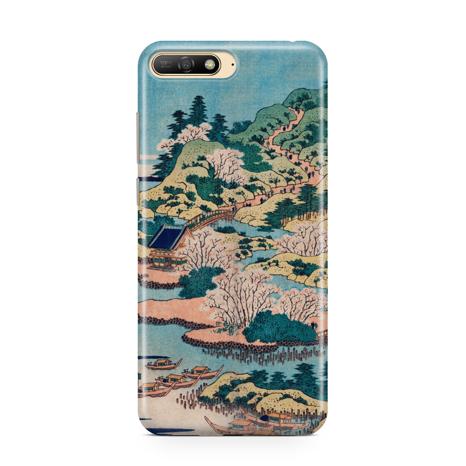 Coastal Community By Katsushika Hokusai Huawei Y6 2018