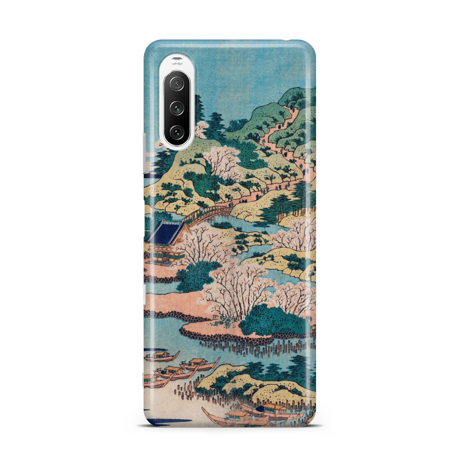 Coastal Community By Katsushika Hokusai Sony Xperia 10 III Case
