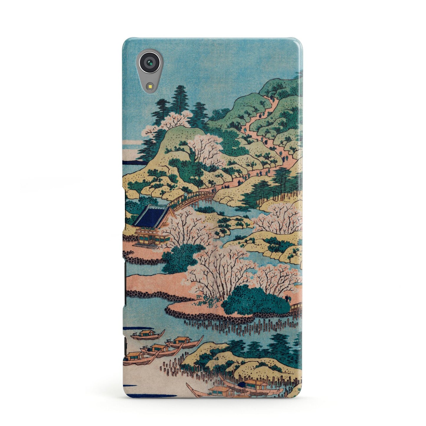 Coastal Community By Katsushika Hokusai Sony Xperia Case