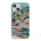 Coastal Community By Katsushika Hokusai iPhone 13 Mini TPU Impact Case with White Edges