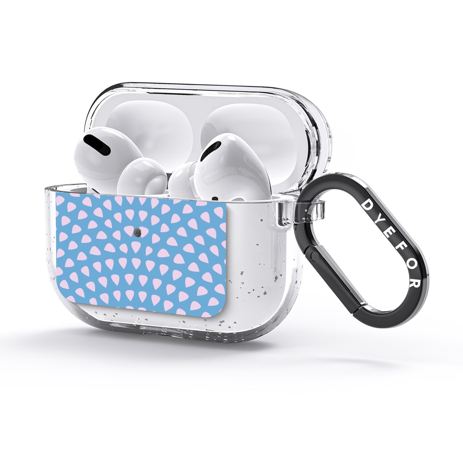 Coastal Pattern AirPods Glitter Case 3rd Gen Side Image