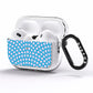 Coastal Pattern AirPods Pro Clear Case Side Image