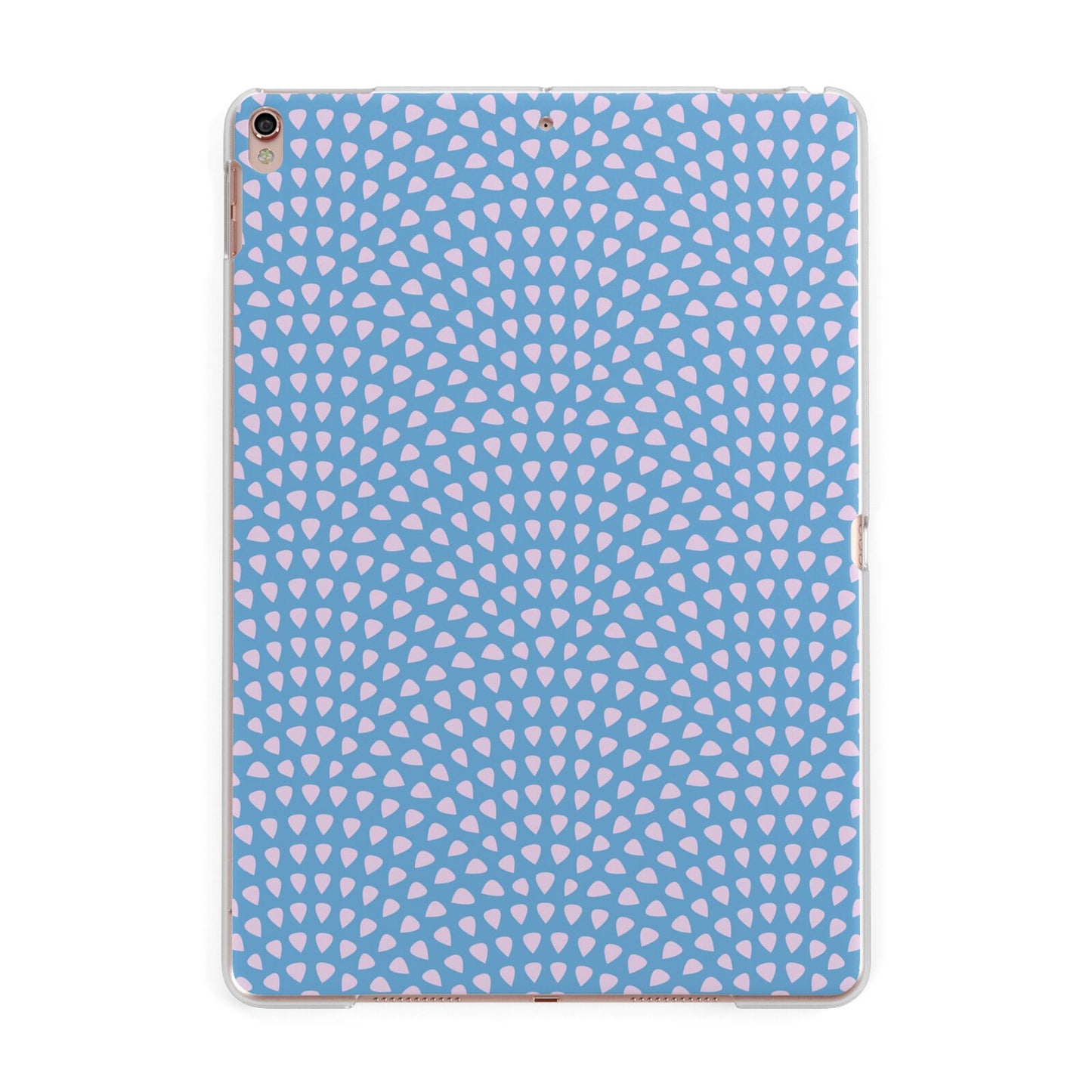 Coastal Pattern Apple iPad Rose Gold Case
