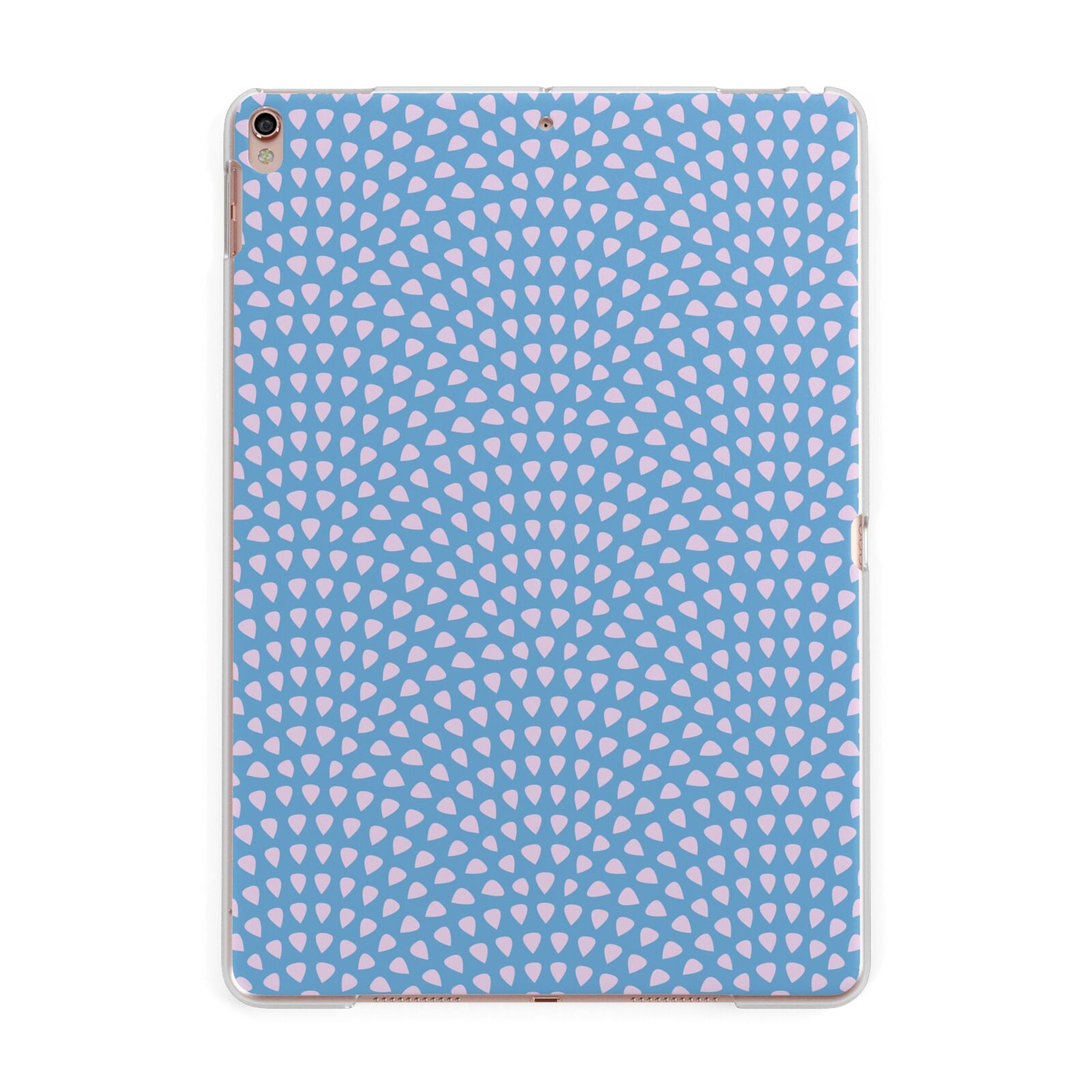 Coastal Pattern Apple iPad Rose Gold Case