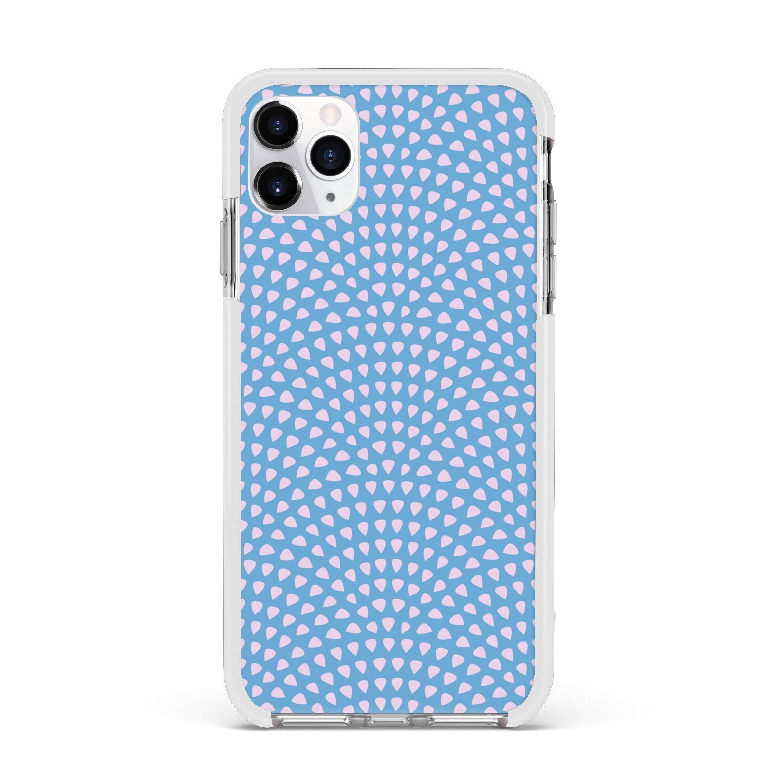 Coastal Pattern Apple iPhone 11 Pro Max in Silver with White Impact Case