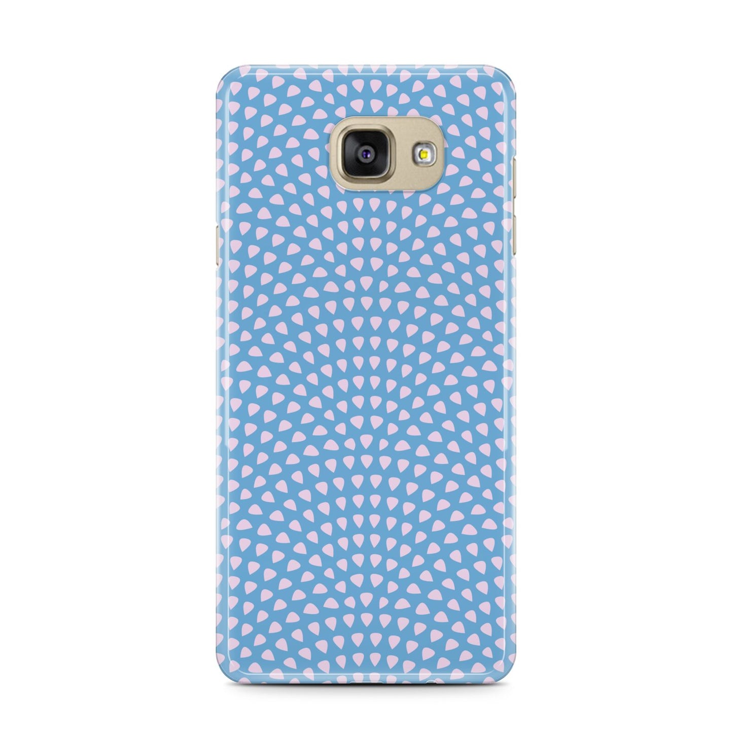 Coastal Pattern Samsung Galaxy A7 2016 Case on gold phone