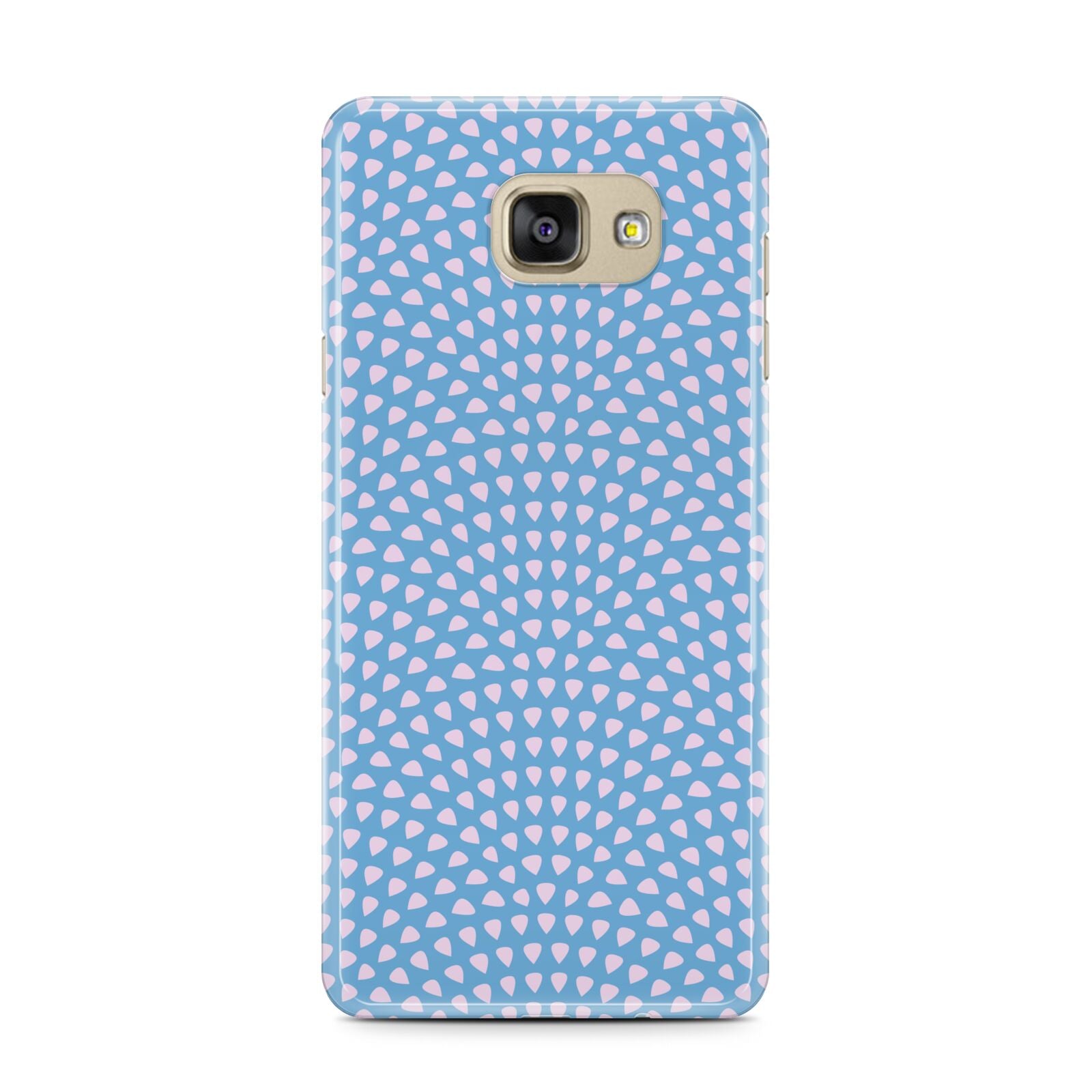 Coastal Pattern Samsung Galaxy A7 2016 Case on gold phone