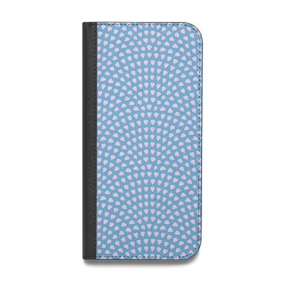 Coastal Pattern Vegan Leather Flip iPhone Case
