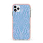 Coastal Pattern iPhone 11 Pro Max Impact Pink Edge Case