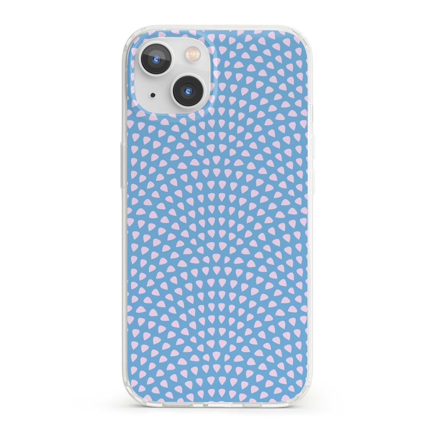 Coastal Pattern iPhone 13 Clear Bumper Case