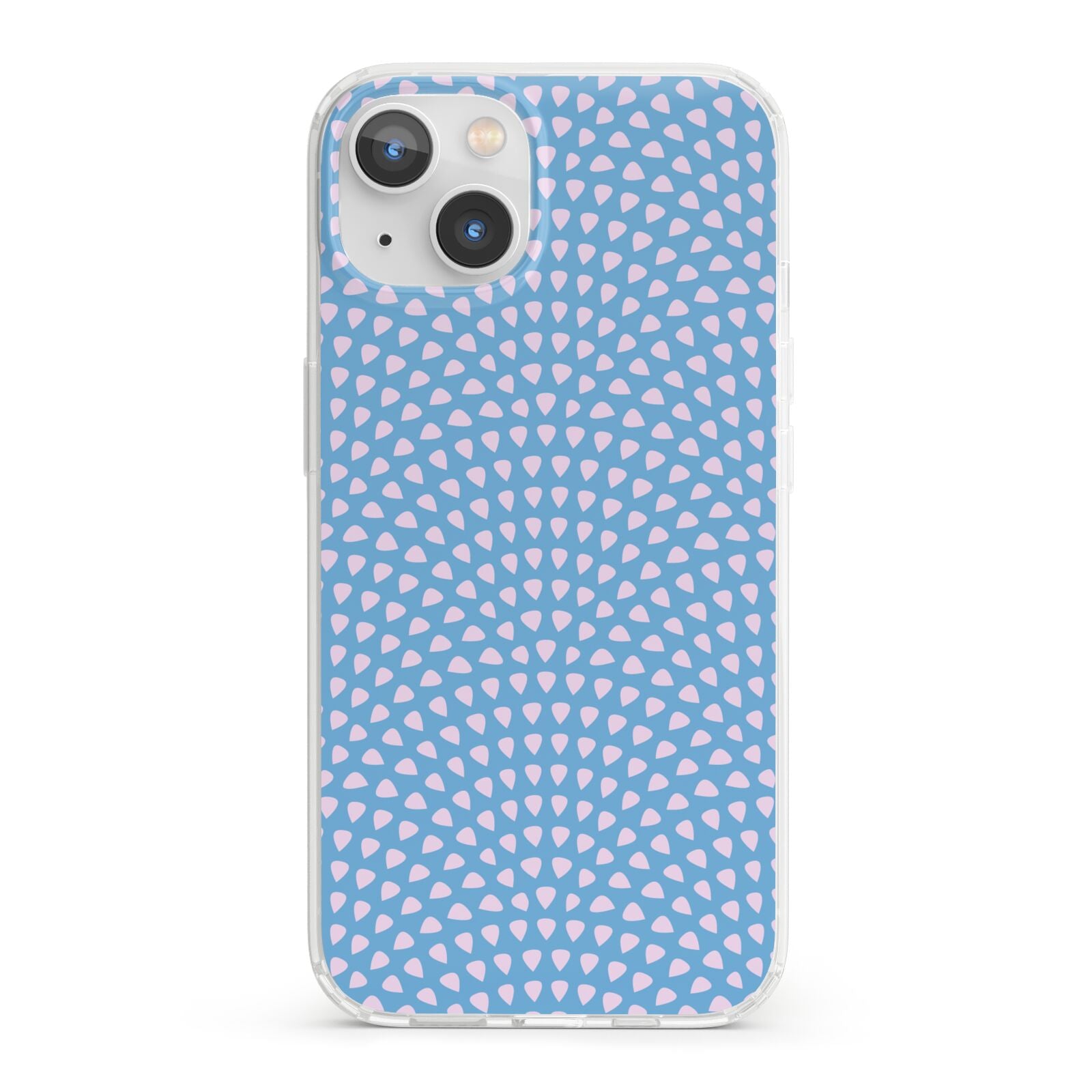 Coastal Pattern iPhone 13 Clear Bumper Case