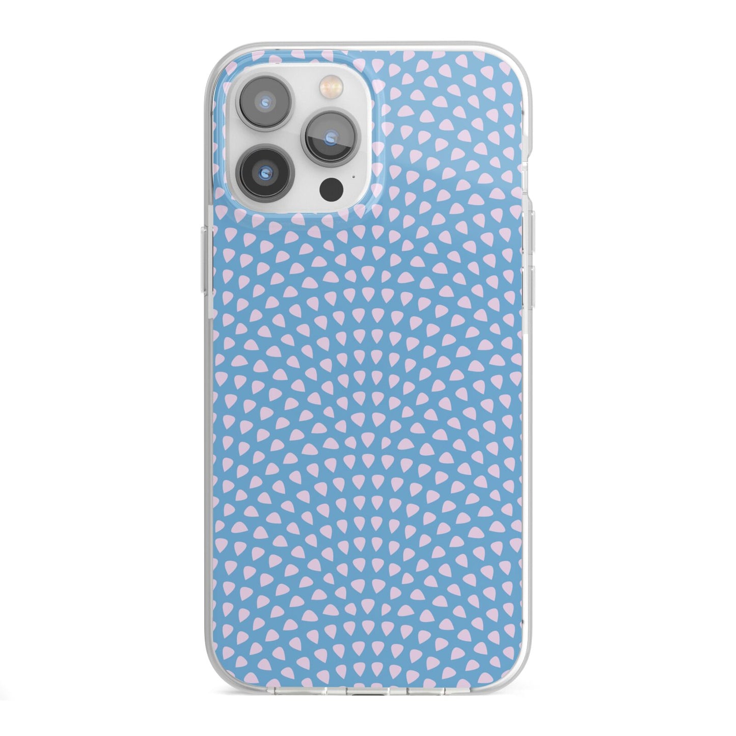 Coastal Pattern iPhone 13 Pro Max TPU Impact Case with White Edges