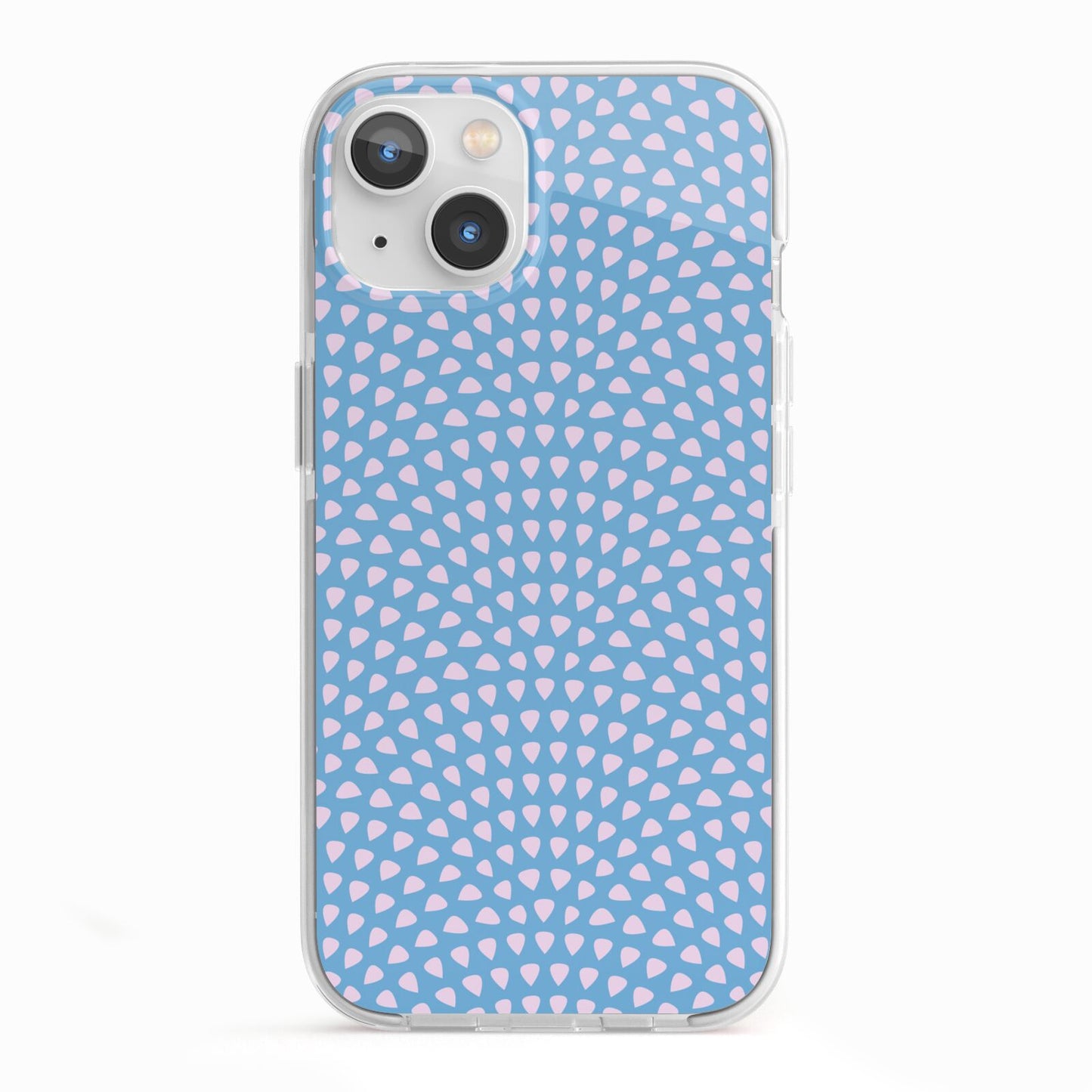 Coastal Pattern iPhone 13 TPU Impact Case with White Edges