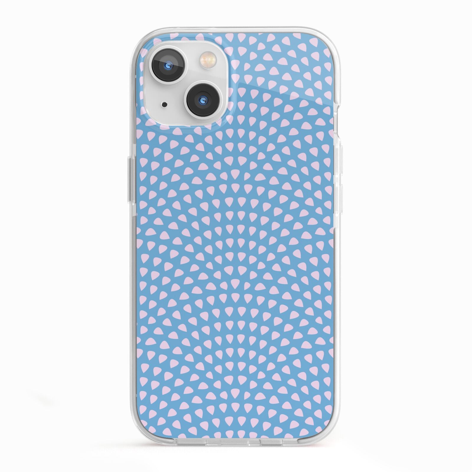 Coastal Pattern iPhone 13 TPU Impact Case with White Edges
