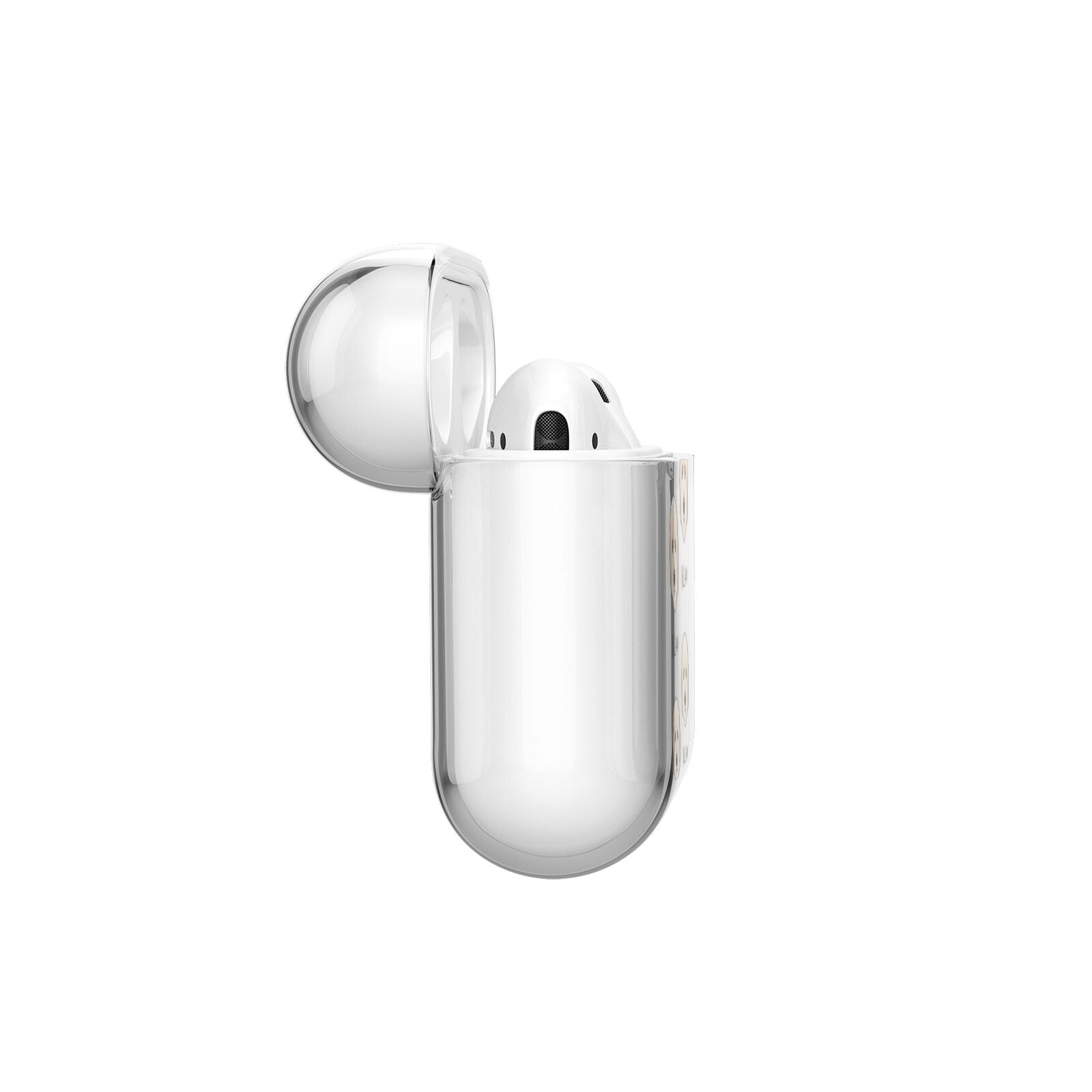 Cockachon Icon with Name AirPods Case Side Angle