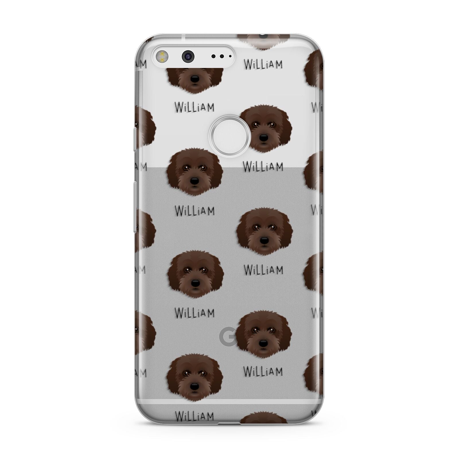 Cockachon Icon with Name Google Pixel Case