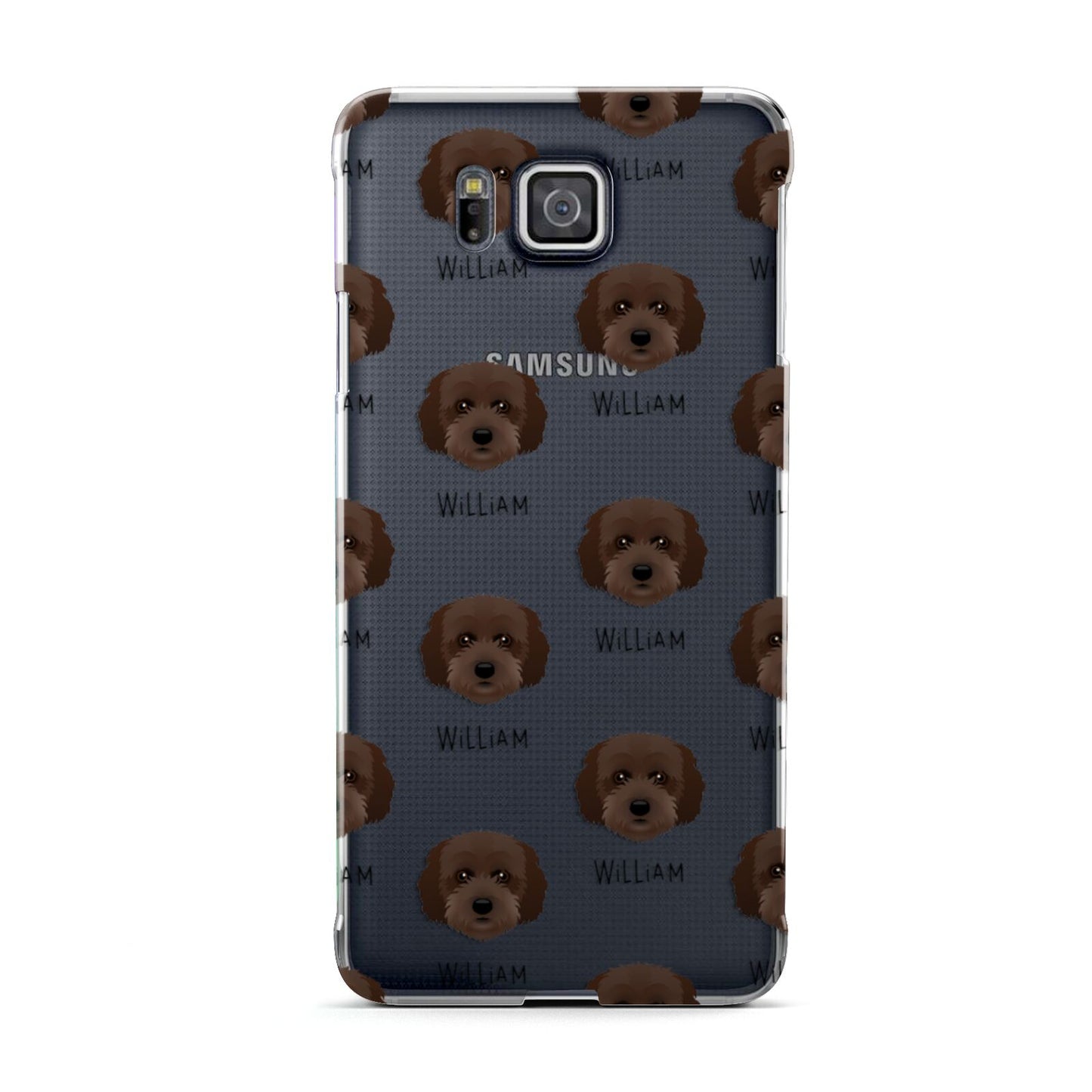 Cockachon Icon with Name Samsung Galaxy Alpha Case