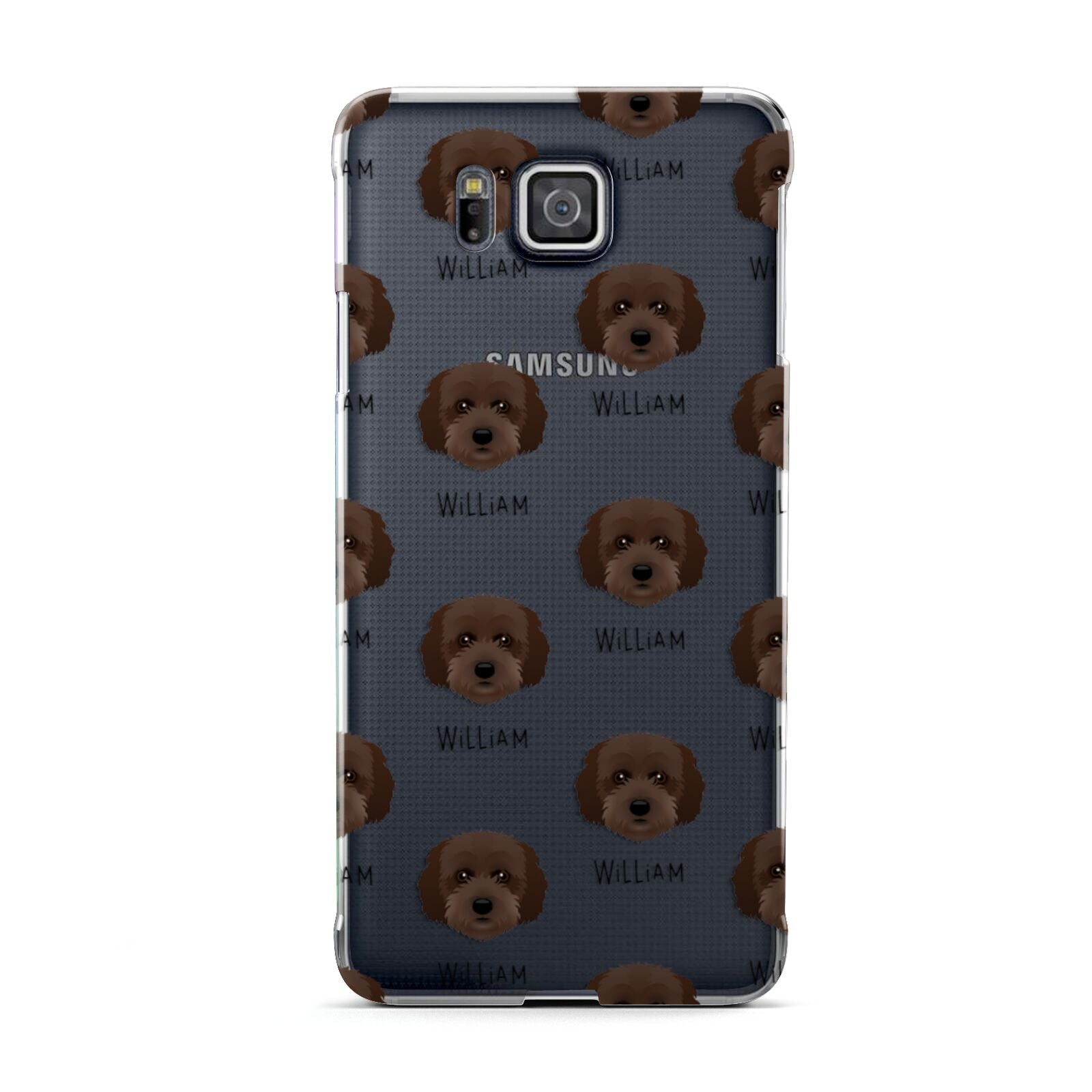 Cockachon Icon with Name Samsung Galaxy Alpha Case
