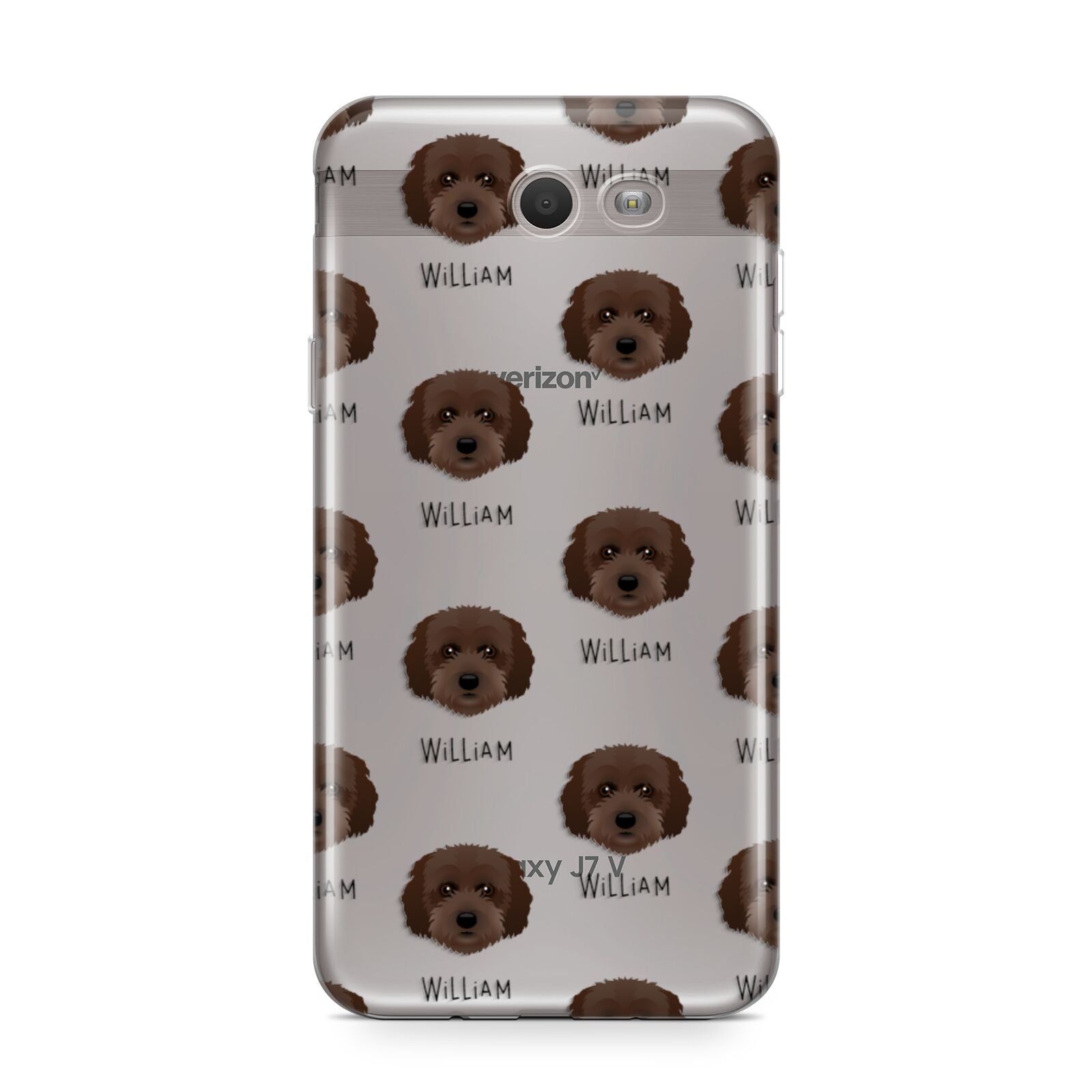 Cockachon Icon with Name Samsung Galaxy J7 2017 Case