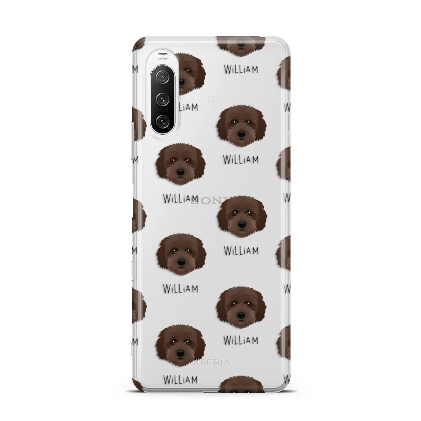 Cockachon Icon with Name Sony Xperia 10 III Case