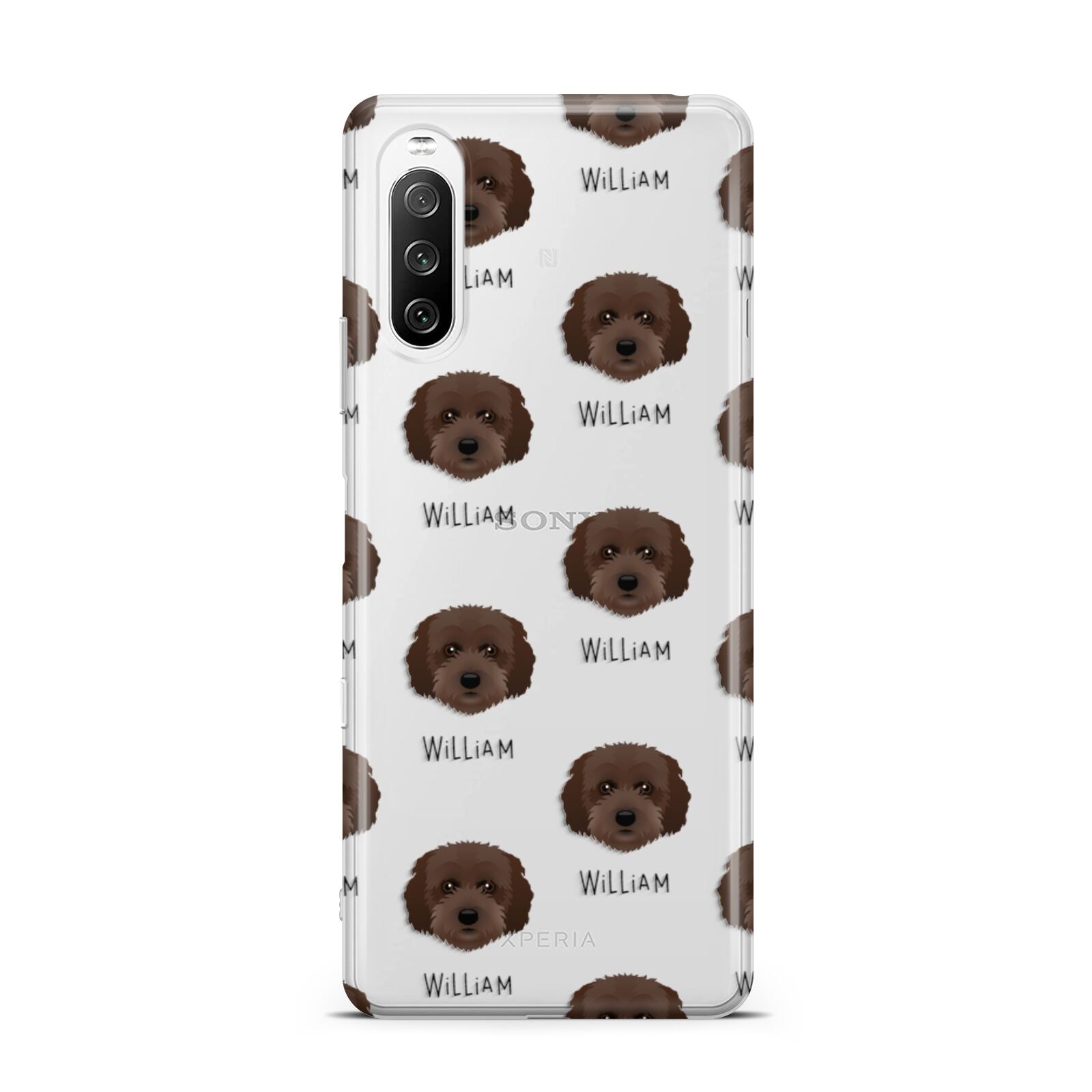 Cockachon Icon with Name Sony Xperia 10 III Case