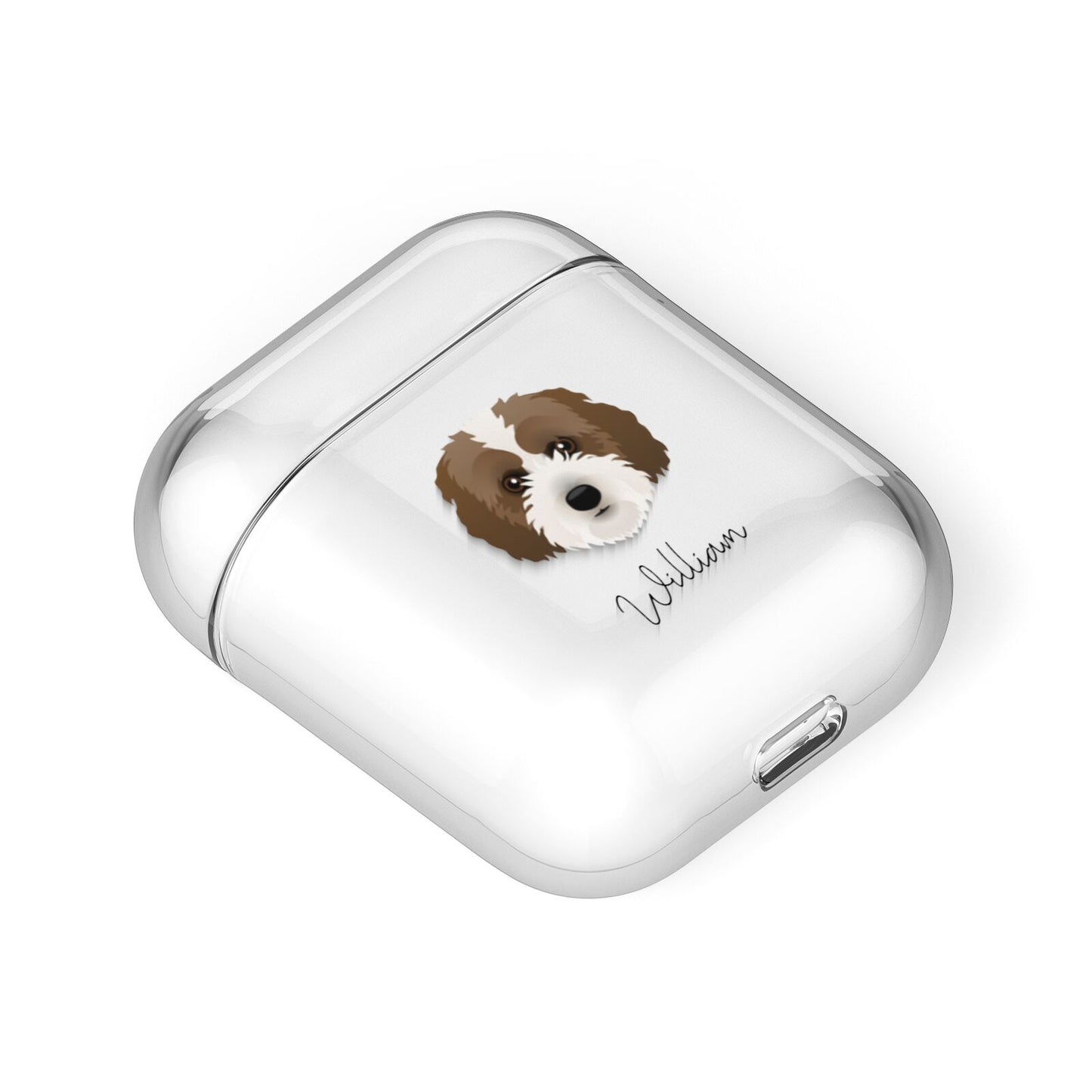Cockachon Personalised AirPods Case Laid Flat