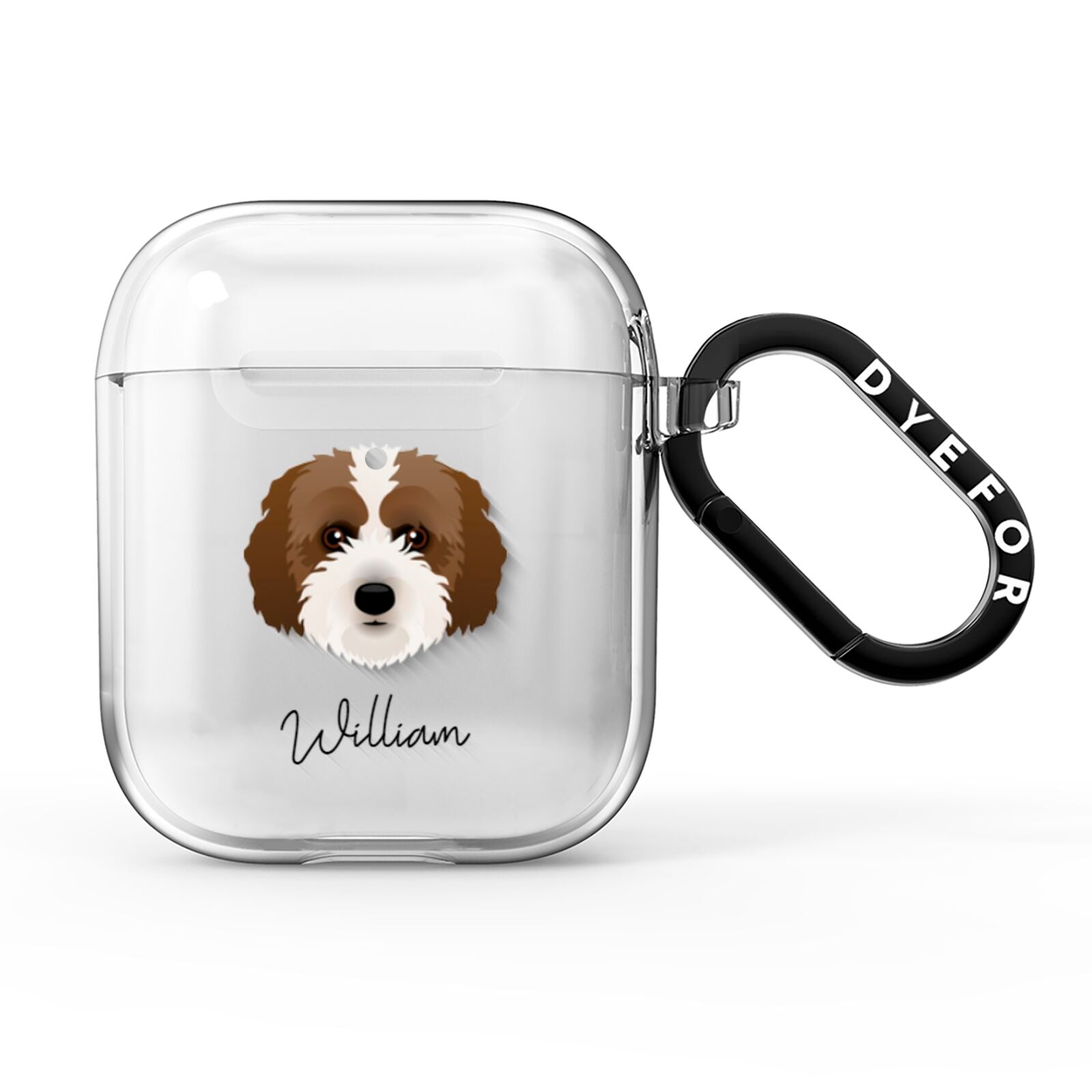 Cockachon Personalised AirPods Clear Case