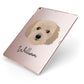 Cockachon Personalised Apple iPad Case on Rose Gold iPad Side View