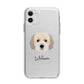 Cockachon Personalised Apple iPhone 11 in White with Bumper Case