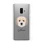 Cockachon Personalised Samsung Galaxy S9 Plus Case on Silver phone