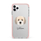 Cockachon Personalised iPhone 11 Pro Max Impact Pink Edge Case