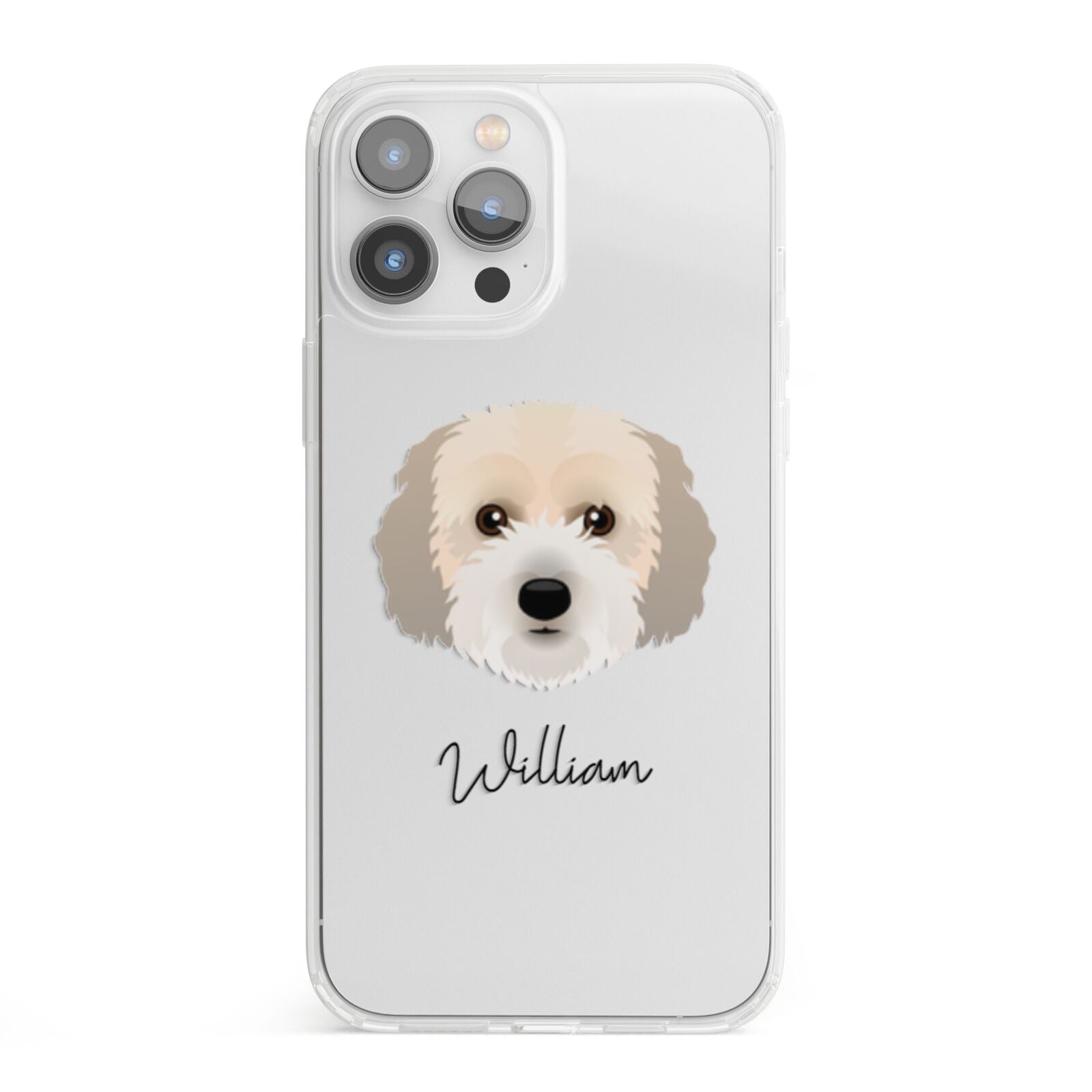 Cockachon Personalised iPhone 13 Pro Max Clear Bumper Case