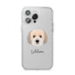 Cockachon Personalised iPhone 14 Pro Max Clear Tough Case Silver