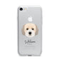 Cockachon Personalised iPhone 7 Bumper Case on Silver iPhone