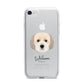 Cockachon Personalised iPhone 7 Bumper Case on Silver iPhone