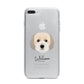 Cockachon Personalised iPhone 7 Plus Bumper Case on Silver iPhone
