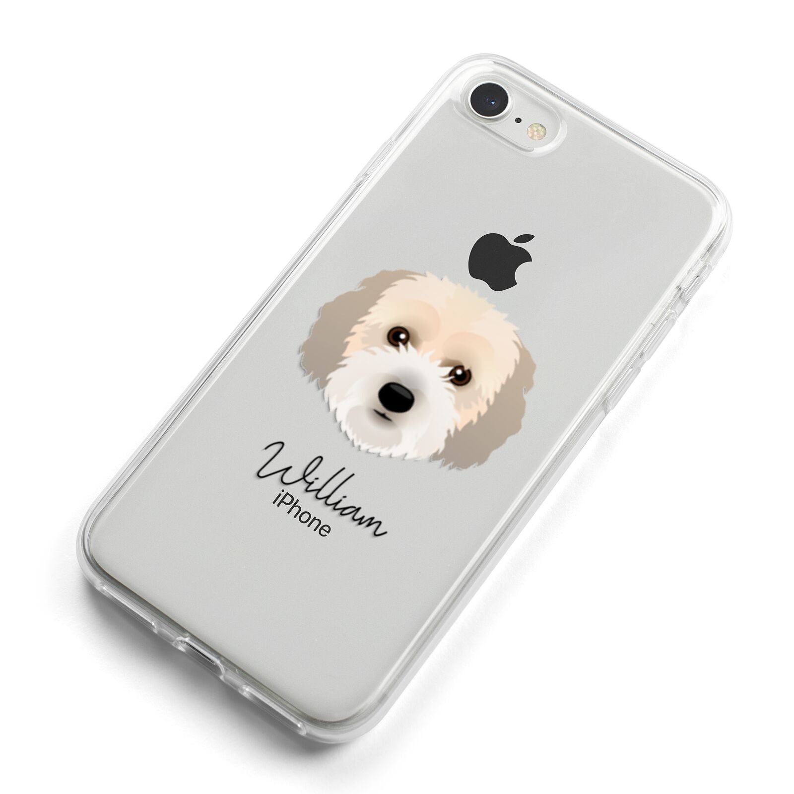 Cockachon Personalised iPhone 8 Bumper Case on Silver iPhone Alternative Image