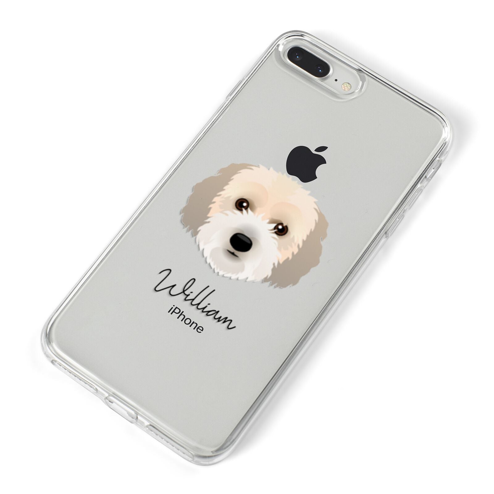 Cockachon Personalised iPhone 8 Plus Bumper Case on Silver iPhone Alternative Image
