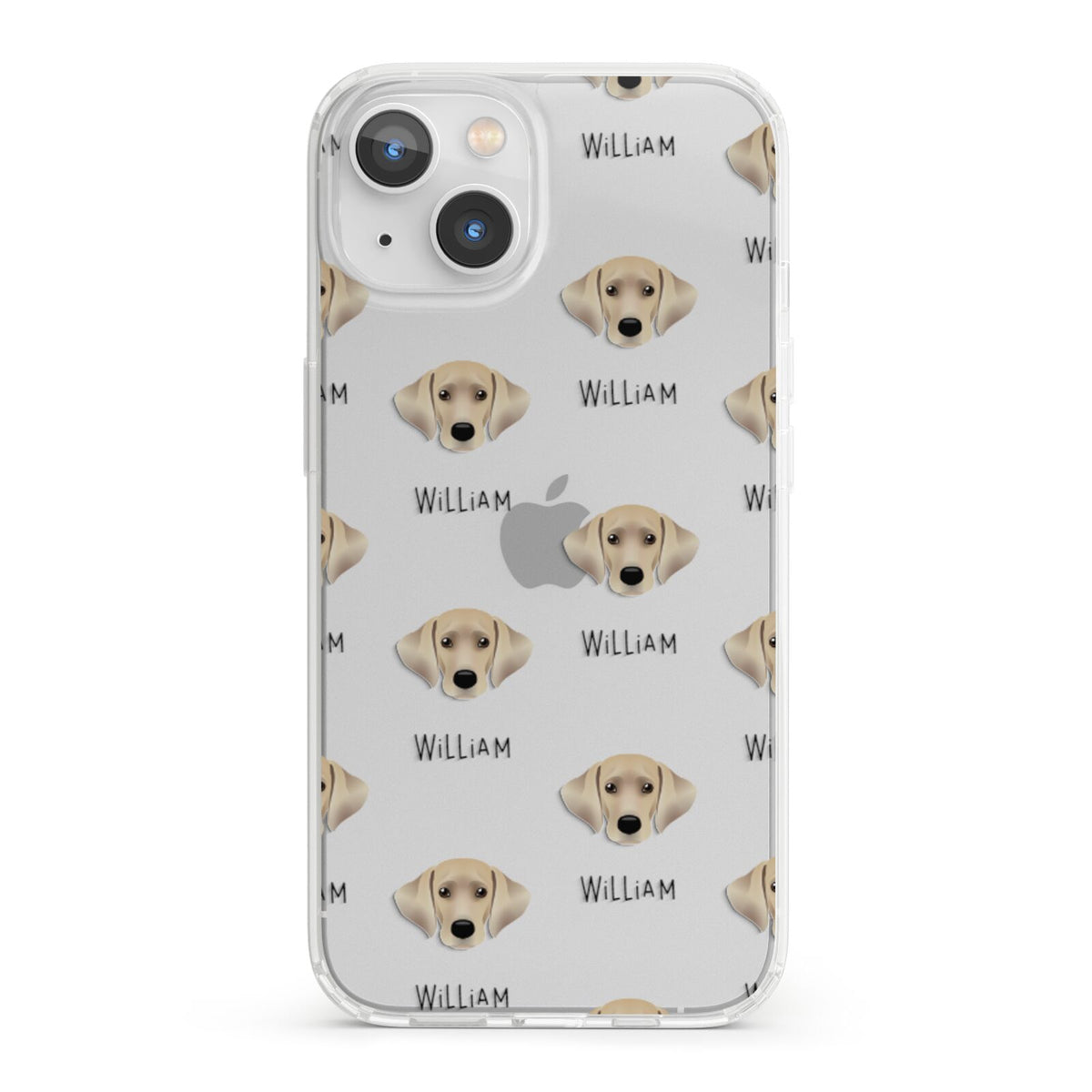 Cockador Icon with Name iPhone 13 Clear Bumper Case