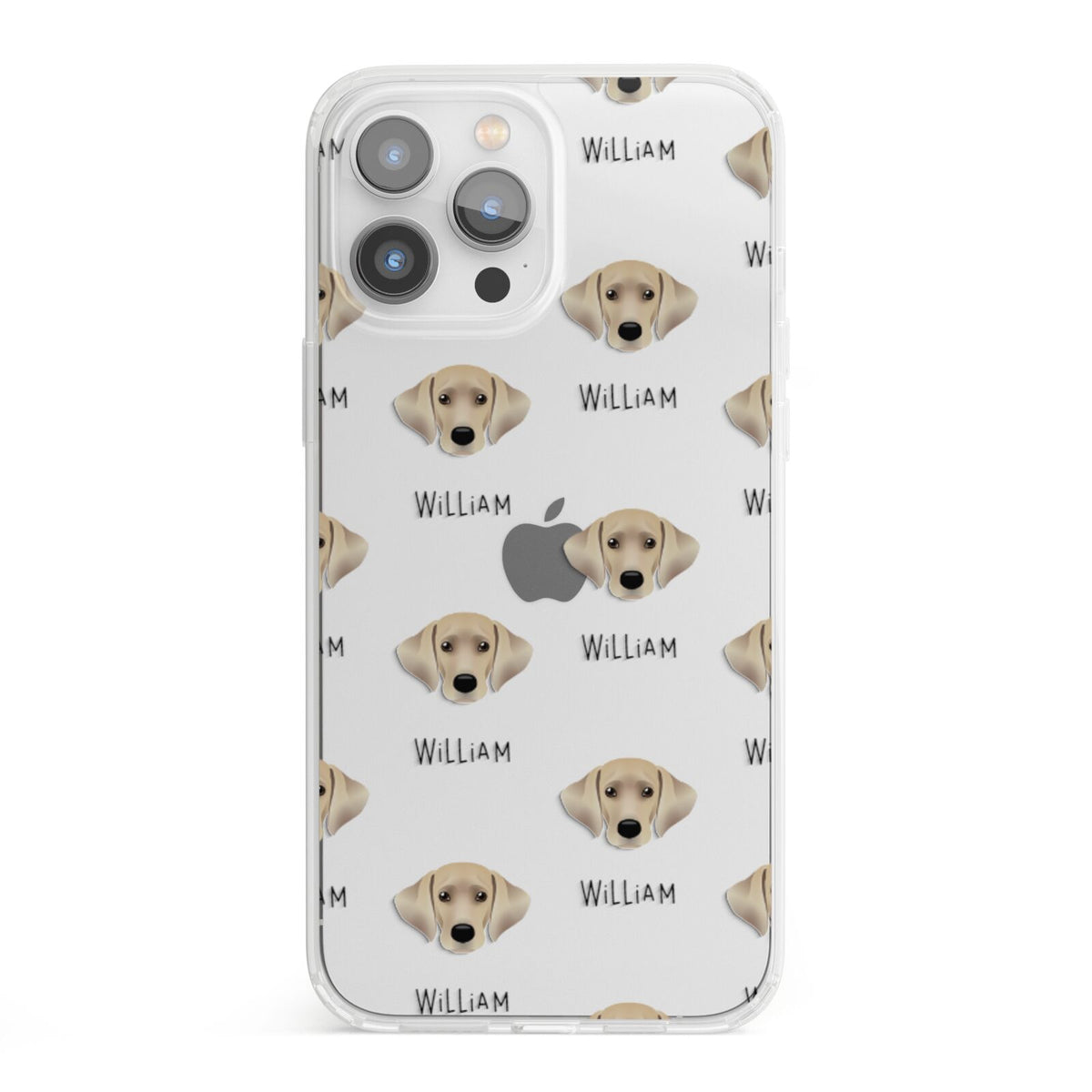 Cockador Icon with Name iPhone 13 Pro Max Clear Bumper Case