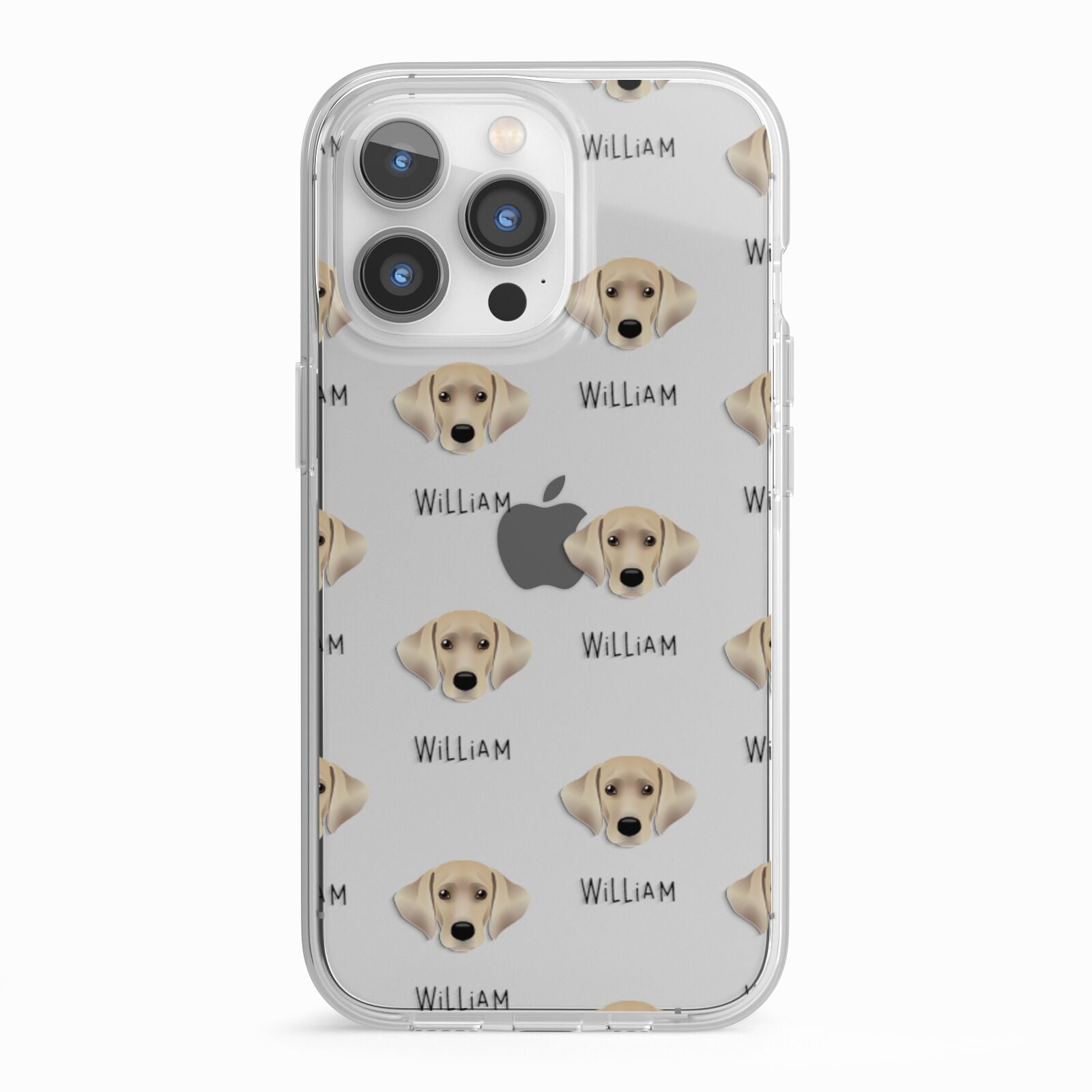 Cockador Icon with Name iPhone 13 Pro TPU Impact Case with White Edges